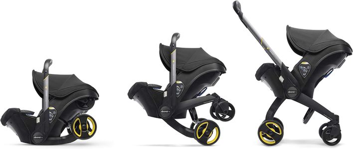 Doona+ Baby Car Seat Stroller – Black Convertible Travel System