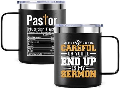 Pastor Gifts for Men Women Pastor Appreciation Gifts Present for Church Pastor Pastor gifts at Thanksgiving Christmas birthday New Year Pastor Anniversary Retirement Gifts Stainless Steel Mug 12Oz