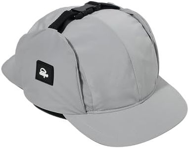 CLAPE Women Winter Baseball Cap, Outdoor Waterproof Warm Trapper Hat w/Visor & Earflap for Clod Weather, Adjustable Size Gray