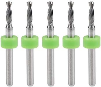 uxcell PCB Drill Bits 2.5mm Tungsten Carbide Rotary Tool Jewelry CNC Engraving Print Circuit Board Micro Drill Bits 1/8 Inch Shank 5 Pcs