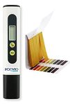 KONVIO NEER TDS meter with PH strip, TDS meter for water testing (Off White)