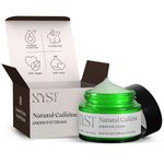 XYST Natural Caffeine Under Eye Cream for Dark Circles removal, Puffiness & Fine Lines for Women & Men 30gm | Enriched with Rosehip Oil | Derma Certified | For All Skin Types