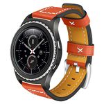 AISPORTS Compatible for Huawei Watch GT3/GT2 42mm Strap Leather for Women Men, 20mm Soft Breathable Leather Sport Wristband Bracelet Replacement Strap for Amazfit GTS 3/GTS 2/GTS/GTR 42mm/Bip/Bip Lite