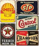 Vintage Metal Tin Signs Retro Garag