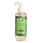 Rustic Art Aloe Clary Sage Natural Shampoo | Hair Fall Control & Scalp Balance | Oily to Normal Hair | No Sulphate & Paraben | Amino Acid, Vitamin E | For Men & Women | 210g