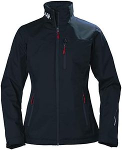 Helly Hansen Women's Crew Sailing Jacket, 598 Navy, Medium