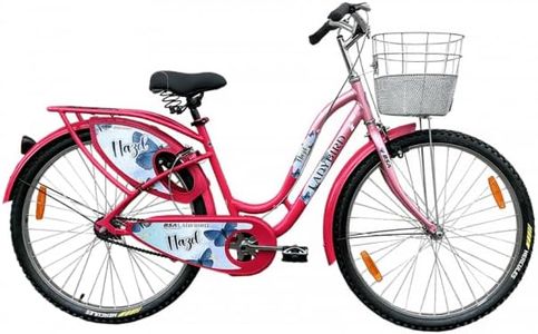 BSA Ladybird Ladies Cycle in 26T Wheel Size with Integrated Carrier for Age Group 12+