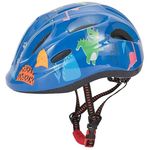 FABSPORTS Printed Safety Helmet for Kids-Boys & Girls (5-12 Years), Light Weight Bicycle/Bike Helmet, Adjustable Size, Superior Ventilation for Cycling/Skating/Skate Boarding