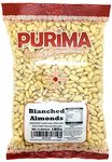 Blanched Almonds 1kg - 100% Raw Whole Almond 1 kg Bag - USA American Californian - Large Premium Quality Kernels Nut - Source of Protein & Fibre - Ideal for Keto & Paleo – Non GMO & Vegan - PURIMA