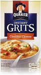 Quaker Instant Grits Cheddar Cheese Flavor 12 1-oz Packs (2 Boxes)