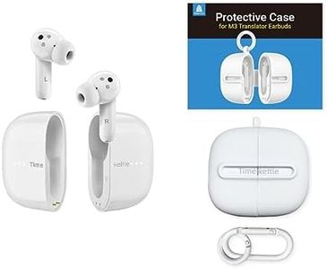 Timekettle M3 Language Translator Earbuds, Two-Way Translator Device with APP for 40 Languages & 93 Accents Online Bundle M3 Translator Earbuds Accessory, Including 1 Protective Case