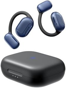 Yamdrok Power1 Open Ear Headphones, Wireless Earbuds Bluetooth 5.3 with Earhooks, Immersive Stereo Sound by 16.2mm Driver, 47H Total Playtime, 4 Mics Clear Calls, for Workout, APP Control