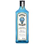 Bombay Sapphire Premium Distilled London Dry Gin, Vapour Infused With 10 Hand Selected Exotic Botanicals, 40% ABV, 100cl / 1l