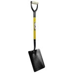 JCB 230-210 x 305mm Professional Tapered Mouth Site Master Shovel, Heavy-Duty Steel Blade for Home Improvement, Snow, Coal, Work, Trenches, Tarmac, Mixing Concrete