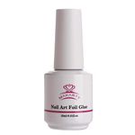 Makartt Nail Foil Glue Gel for Foil Stickers Nail Transfer Tips Manicure Nail Art Christmas Accessories DIY 15ML 1 Bottles Nail Curing Lamp Required Soak Off