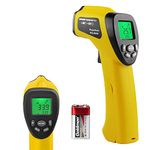 Digital Infrared Thermometer -58 to1022°F Non Contact Laser Temperature Gun for Cooking,Pizza Oven, Meat, Griddle, Grill, HVAC, Engine, Accessories (NOT for Human Body Temperature) RQ-980D