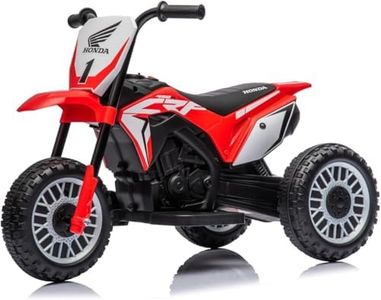 Moto Elettrica per bambini Triciclo Mini Cross Honda CRF450L - Trimoto da Cross 6 Volt con Suoni integrati