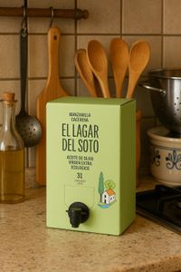 Organic Extra Virgin Olive Oil 3L Bag-in-Box – First Cold Press, Award-Winning EVOO