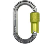 ProClimb I-Beamer Oval Triple Lock Carabiner| NFPA Certified | 27kN MBS | 23mm Gate | 3.4oz | Hot Forged Aluminum | I-Beam Design for Climbing,Rescue, Rigging & Rappelling