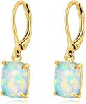 Lasidor 14k Gold Plated Opal Dangle