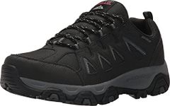 Skechers Men's Terrabite Oxford, Black/Charcoal, 8 Wide