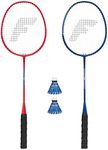 Franklin Sports 52020 Red, White and Blue 2 Player Badminton Racket Set