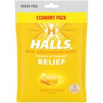 Halls Menthol Cough Suppressant DropHoneyLemon Sugar 70 Pc