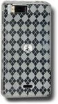 Amzer Luxe Argyle Skin Case for Motorola DROID X MB810 - Clear