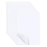 AIEX 10PCS 11.4 x 8.3inch A4 Size Double-Sided Adhesive Sheets, White Tape Sheets Strong Tape Adhesive Paper for Cards Crafts Making