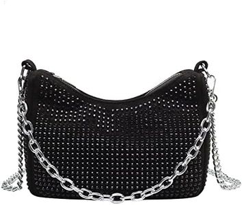 LUI SUI Borse da sera da donna Pochette con strass di cristallo Borse a tracolla Borse da sposa per feste di fine anno