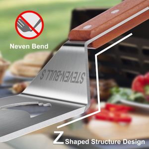 7-in-1 Stainless Steel BBQ Tool – Multi-Function Grill Utensil