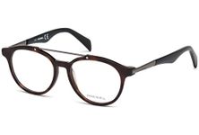 Diesel Brown Round Full Rim Frames for Men and Women - DL5194 50 052