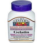 21st Century, Gelatin, 600 mg, 100 Capsules - 3PC