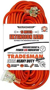 Ultracharge Tradesman Heavy Duty Extension Lead, 15 m Length