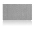 BAHJAT Stone Bath Mat, Diatomaceous Earth Shower Mat, Non slip Anti Mould Bathroom Mat, Diatomite Stone Bath Mat- Herringbone Design, Quick Drying Large Bath Mats for Bathroom, 15.4 X 23.6in (Grey)