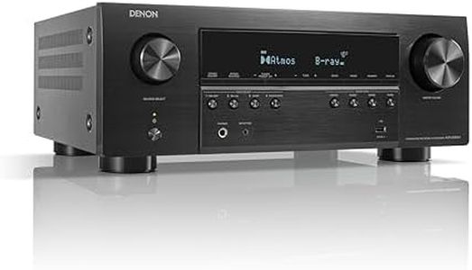 Denon AVR-S980H 7.2 Channel AV Receiver – 90W, Dolby Atmos & DTS:X, 8K/60 & 4K/120 HDMI, HEOS Multiroom, Wi-Fi, Bluetooth, AirPlay 2, Gaming Ready (VRR/ALLM), Home Cinema Amplifier