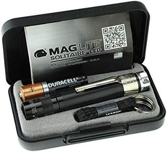 Maglite, Solitaire Spectrum Series LED Flashlight, AAA, Black Body, White LED Light