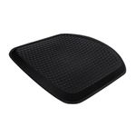 Scizor Gel Seat Cushion for Sitting - Hip, Coccyx, Sciatica, Pressure Sores Tailbone Pain Relief Pad, Seat Cushion for Car, Wheelchair, Desk, Stadium - Office Cushion for Pressure Relief (Black)