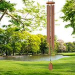 Extra Large 58" Bronze Wind Chimes for Outside Deep Tone, Big Outdoor Clearance Church Wind Chimes,Perfect as a Gift for Your Garden,Yard,Patio and Lawn