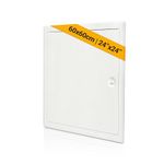 Proxinova Metal Access Panel 600x600 mm for Outdoor and Indoor, Steel Access Panel for Inspection Hatch, Fuse Box Cover Cabinet, Wall and Ceiling, Conceals Wires, Meters, Pipes, Fits Flush to Surfaces