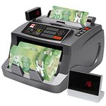 Money Counter Machine, UV/MG/IR/DD Counterfeit Detection Bill Counter - with 2.8-inch TFT Display + Side LED Display, 6 Modes Add/Batch/Count/Auto/Manual/Restart, 1,000 Notes Per Minute