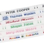 60 Woven Sew in School Name Tapes Name Tags Labels