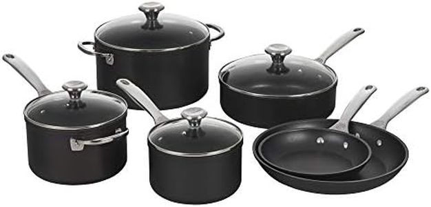Le Creuset 10pc Nonstick Cookware Set - Grey
