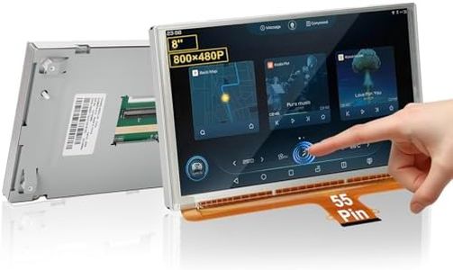8'' DJ080PA-01A LCD Touch Screen Replacement for MyLink/GMC IntelliLink System (55 Pin) - Compatible with 2015-2018 Chevy Silverado Suburban Tahoe/GMC Yukon Sierra, 800×480P Display, 2-Year WTY