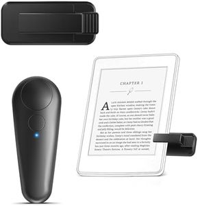 Inncarvs RF Remote Control Page Turner for Kindle Reading, Camera Remote Shutter Selfie Controller, for E-Book iPad iPhone Android Comics