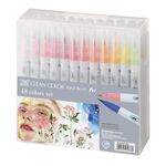 Zig KURETAKE Clean Color Real Brush Pens 48 Colors set, Flexible Brush Tips,Watercolor Pens for illustrating,sketching Painting, Drawing, Calligraphy and Brush Lettering for ArtistsJAPAN