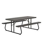 LIFETIME 60112 6 ft (1.83 m) Picnic Table (brown)