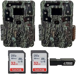 (2) Browning Strike Force Pro X 1080 Trail Game Camera Bundle Includes 32GB Memory Cards and J-TECH Card Reader (24MP) | BTC5PX1080