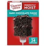 Duncan Hines Perfectly Moist Dark Chocolate Fudge Cake Mix 432g (Pack of 3