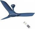 Havells Stealth Air BLDC 1200mm Ceiling Fan| Upto 55% Energy Saving| Silent & Premium| 5 stars Rating| 100% Copper Motor| RF Remote, Memory Backup, Timer| (Indigo Blue, Pack Of 1)